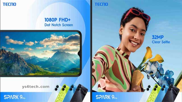 مواصفات هاتف تكنو سبارك 9 برو – Tecno Spark 9 Pro