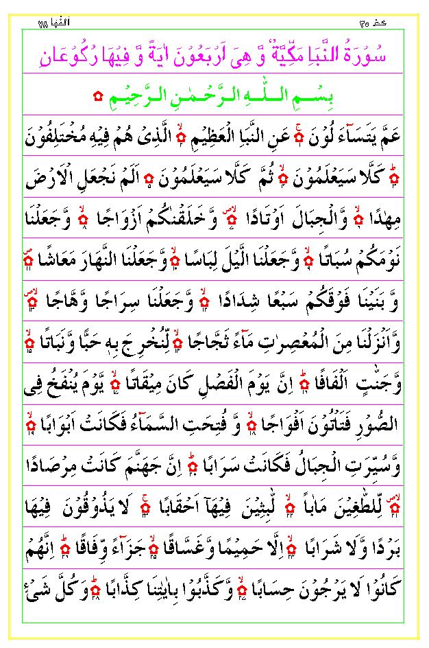 e quran farebquran pak ki