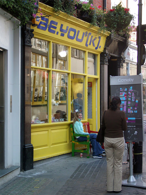 Around Carnaby Street, Foubert's Place, Soho, London