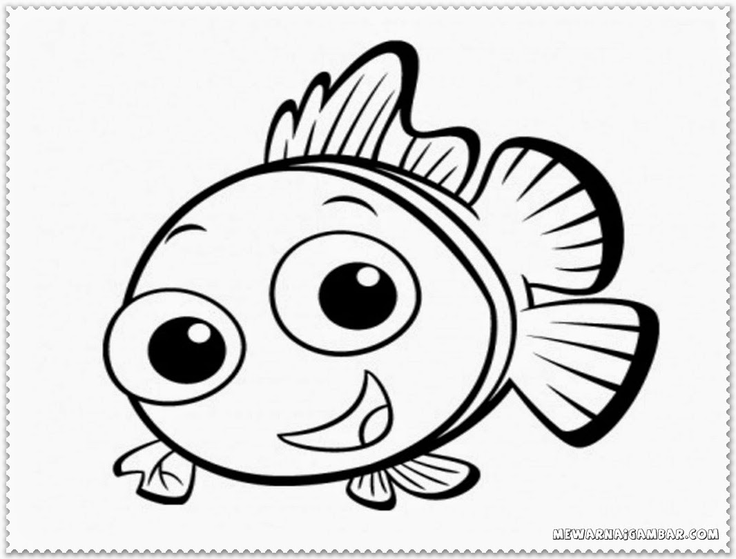 Clown Fish Coloring Pages Printable