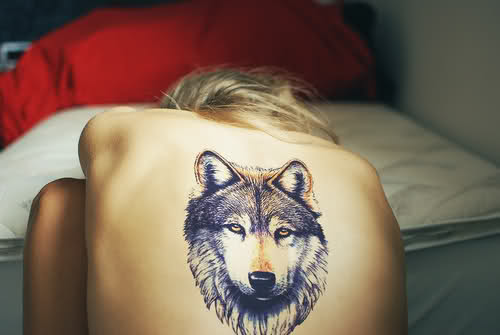 Wolf Tattoo Stylish
