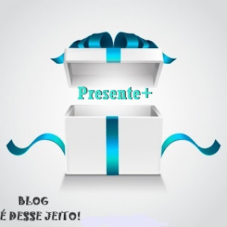 Imagem de uma caixa de presente aberta, anunciando o nosso "Presente+"