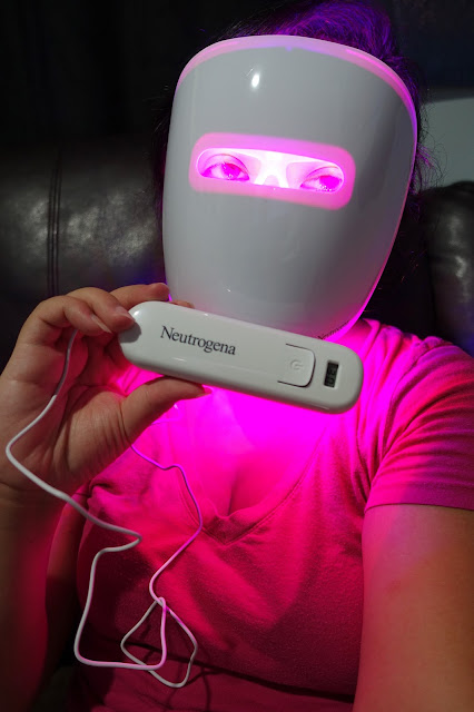 neutrogena light therapy acne mask review, neutrogena skin care, neutrogena