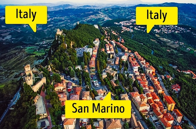 Republik San Marino adalah sebuah negara pegunungan