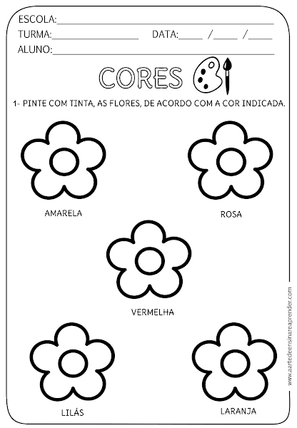 Atividade pronta - Cores 