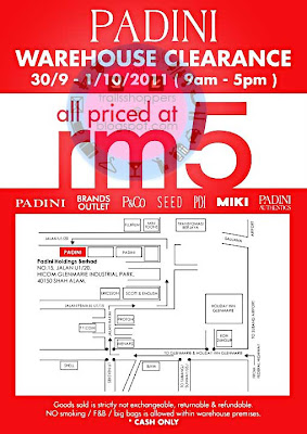 Padini Warehouse Clearance 2011