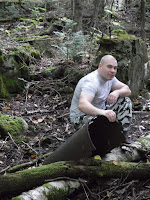 Matt at East Pond Tripoli Rd abandoned mill NH