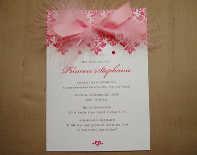 Princess Party Invitations on Details Beyond Design By Lauren  Princess Party Invitations