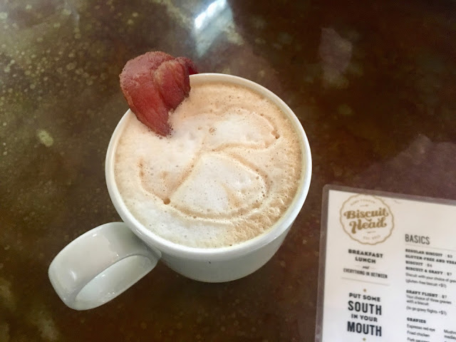 Maple Bacon Latte from Biscuit Head