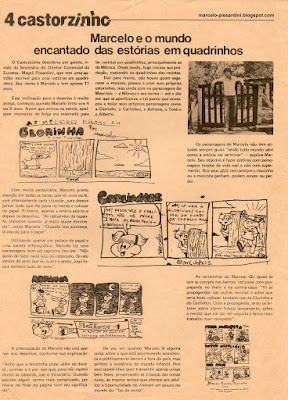 Marcelo Pissardini - Entrevista do jornal O Castorzinho (1979)