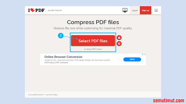cara kompres pdf manual