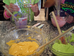 Colorful batter!