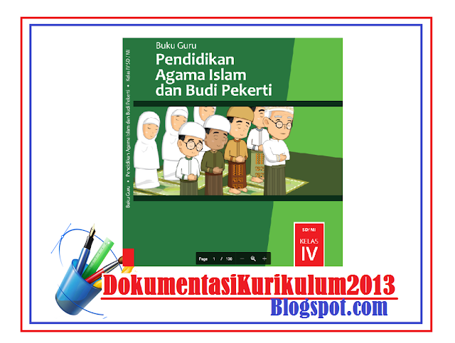 Buku PAI Kelas 4 Kurikulum 2013 Tahun 2018