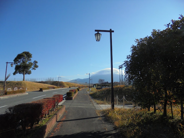 伯耆町総合スポーツ公園に入ります