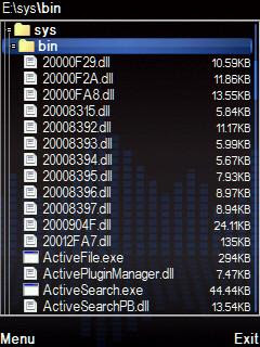 Symbian mobile phone file manager X-plore