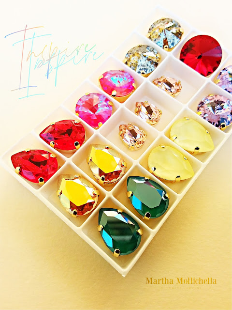 Martha Mollichella Swarovski Crystals beads