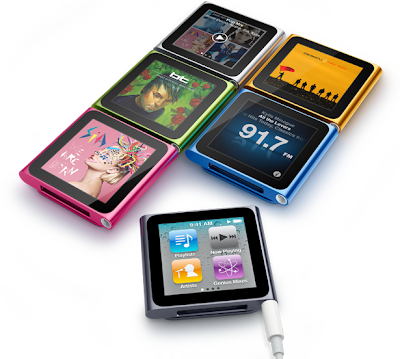 new iPod nano with Multi-Touch