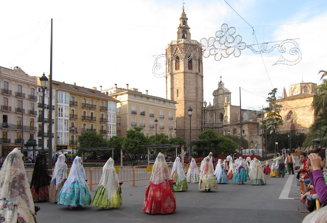 La Ofrenda, fallas, Valencia