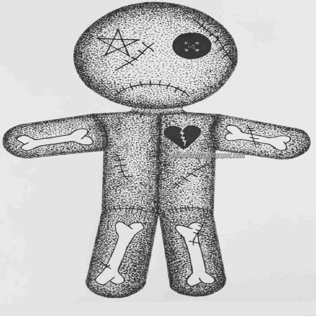 Voodoo Doll Drawings and Sketches