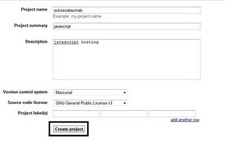 Cara upload javascript di Google Code 