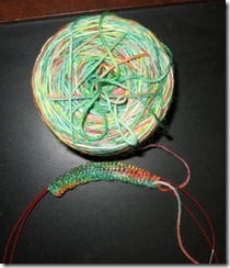 STV - sock 1 - first 3 rows