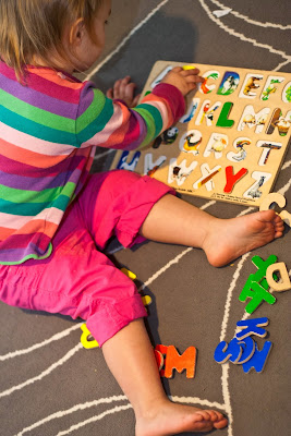 One Activity, Many Ways: Wooden ABC Puzzle | San Antonio Baby Sign Language Classes