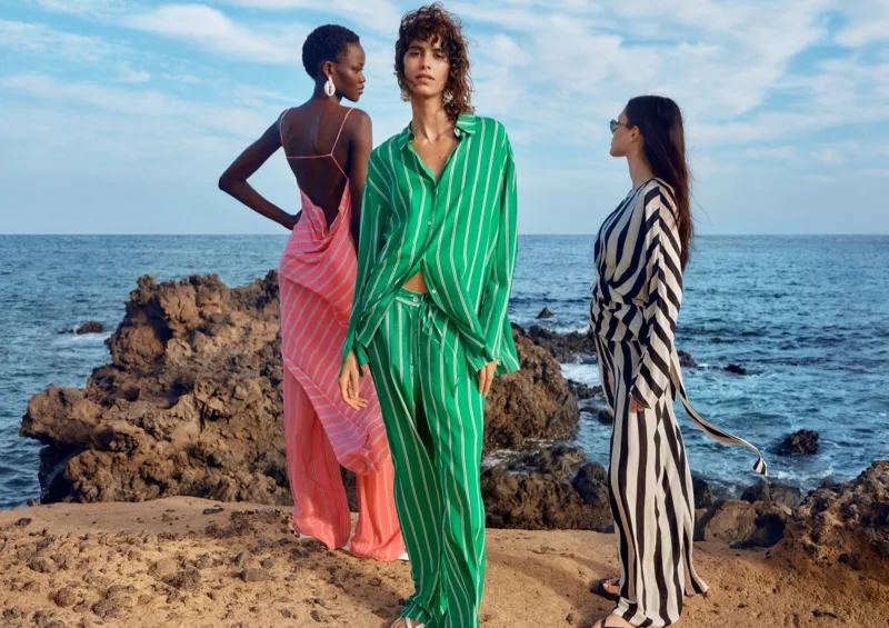 Striped patterns - H&M spring 2023 campaign