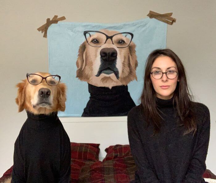 22 Hilariously Adorable Pictures Of A Dog And His Owner Dressed In Funny Costumes