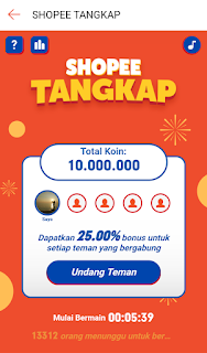 Cara Mendapatkan Koin Banyak di Shopee Tangkap