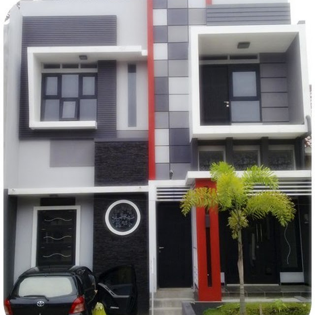 Contoh Desain model rumah tingkat minimalis Modern 