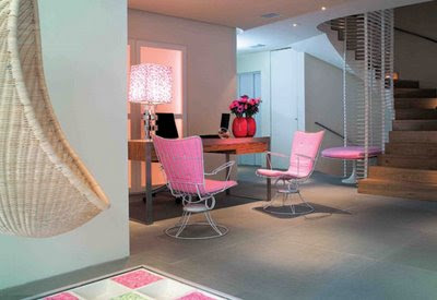 Pink Interior Design for Minimalist Home Design