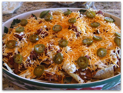 Recipes Nachos on Recipe Girl  Super Bowl Party Recipes  Chorizo  Bean   Cheese Nachos