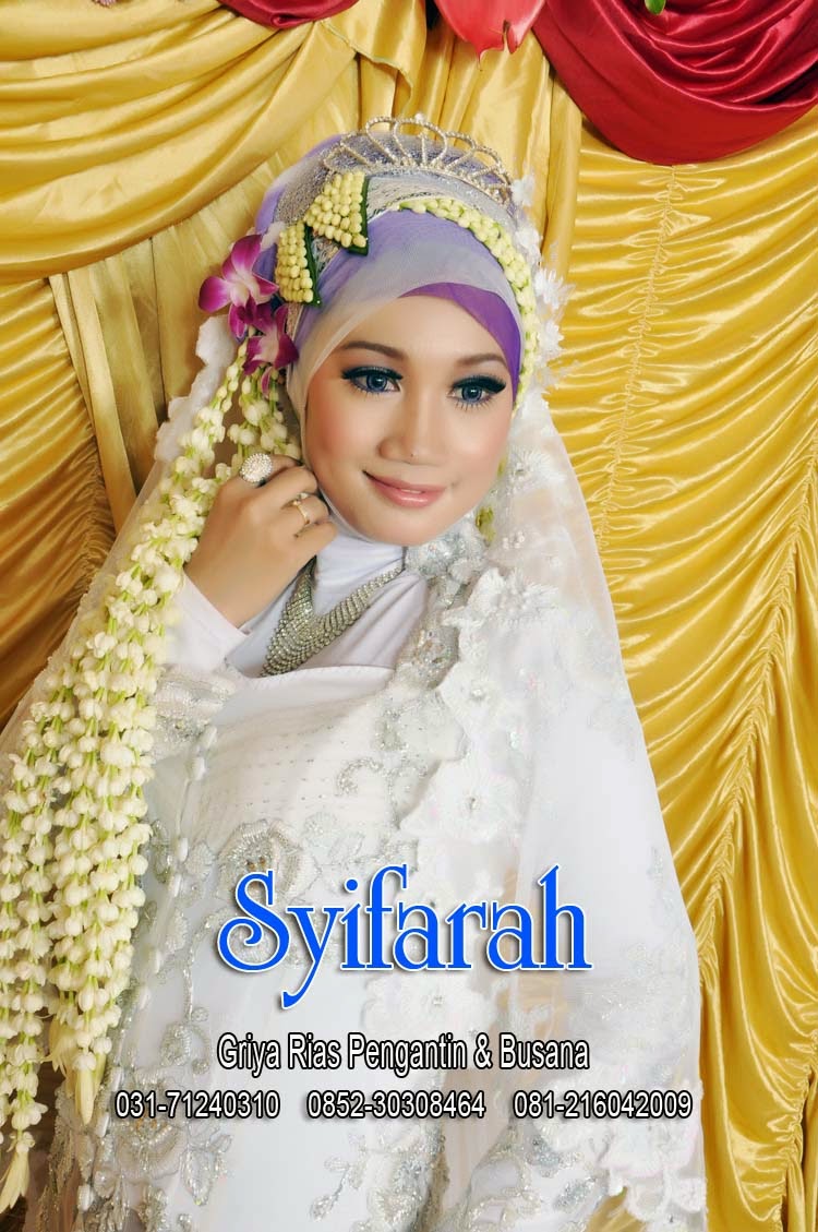 Rias Pengantin Muslim untuk Akad Nikah di Surabaya