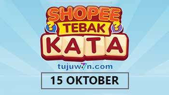 kunci jawaban tantangan harian shopee tebak kata 15 oktober 2022 terbaru