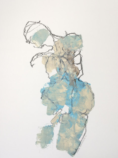 standing abstract figure, gallery juana