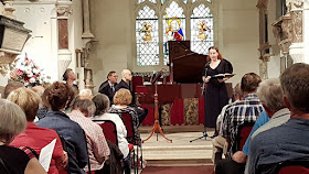 David Le Page, Viv McLean & Jessica Duchen performing Ghost Variations: the concert of the novel at St Mary's Church, Perivale