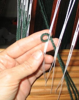 Threading Texsolv heddles