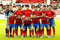 SELECCIÓN DE ESPAÑA SUB 21 - Temporada 2010-11 - De Gea, Adrián, Javi Martínez, Didac Vila, Domínguez y Botía; Mata, Thiago, Muniain, Ander Herrera y Montoya - UCRANIA SUB 21 0, ESPAÑA SUB 21 3 (Mata 2 y Adrián) - 19/06/2011 - Eurocopa de Selecciones Sub21 2011, fase de grupos - Herning, Dinamarca, Herning Stadion