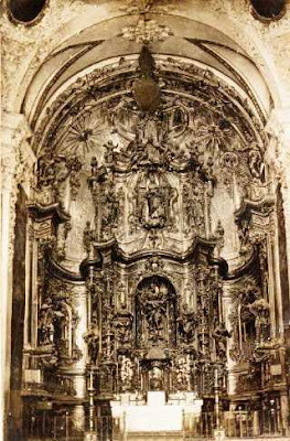 iglesia ,San Bartolomé, plaza ,Beceite ,Beseit, altar mayor, antes de la guerra civil