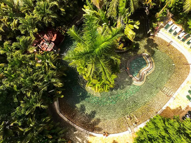 Baldi Hot Springs en volcán Arenal