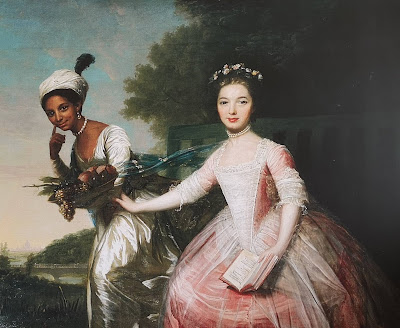 Dido Elizabeth Belle and Lady Elizabeth Murray from a replica   of the painting by David Martin (c1778) on display in Kenwood House.   The original hangs in Scone Palace, Scotland.