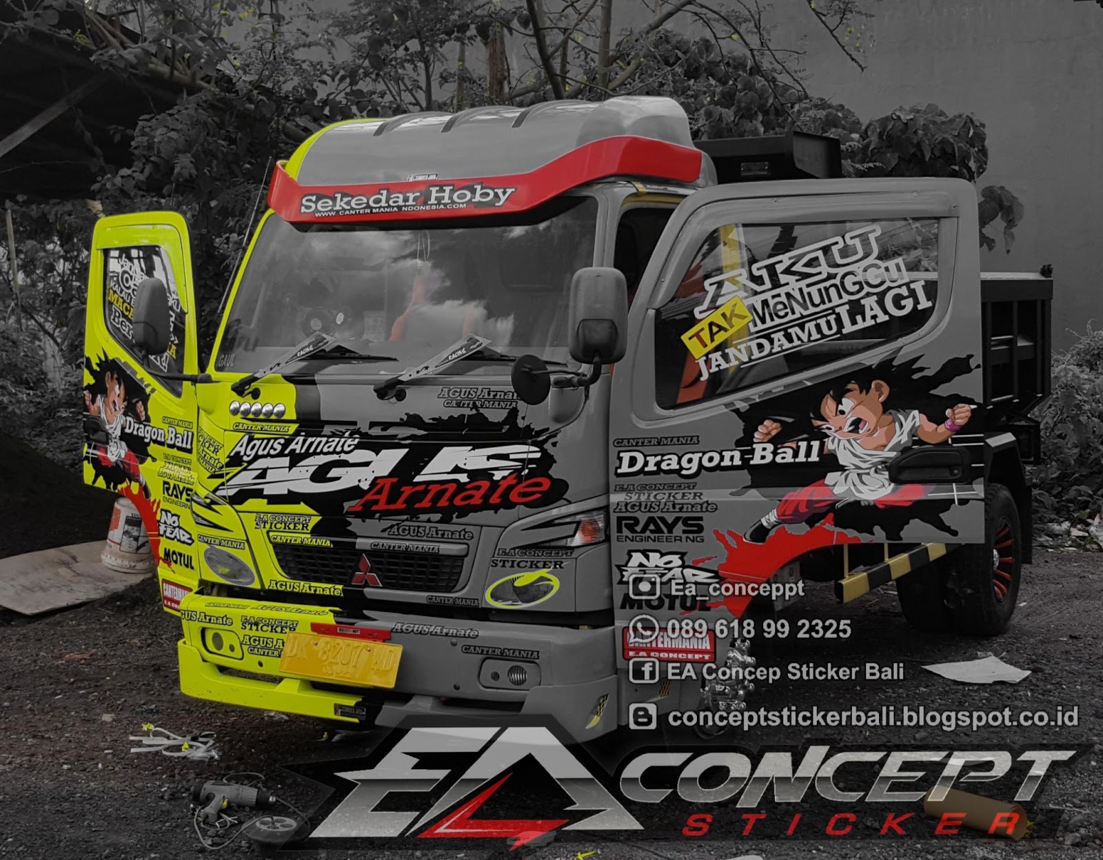 41 Galeri Cutting Sticker Mobil Truk Canter Terlengkap Otomotif