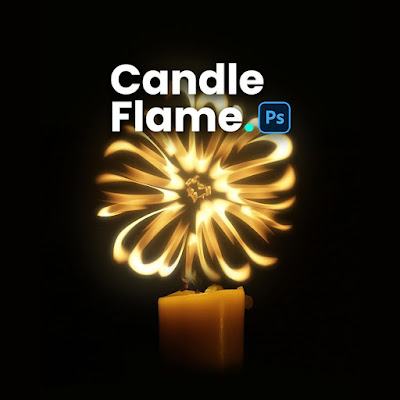 Candle Flame in Photoshop