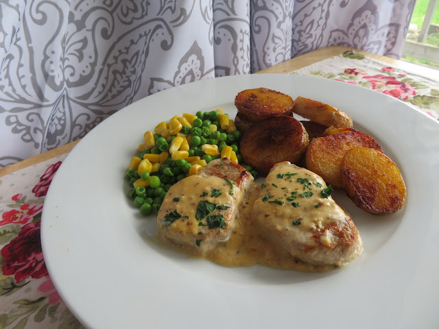 Pork Medallions with Creamy Dijon Sauce