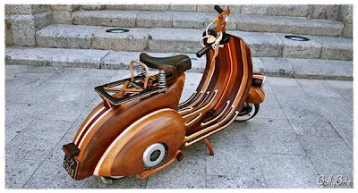 Amazing Wooden Scooter