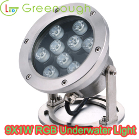  9W LED Underwater Light LED Pool Light LED Fish Light 