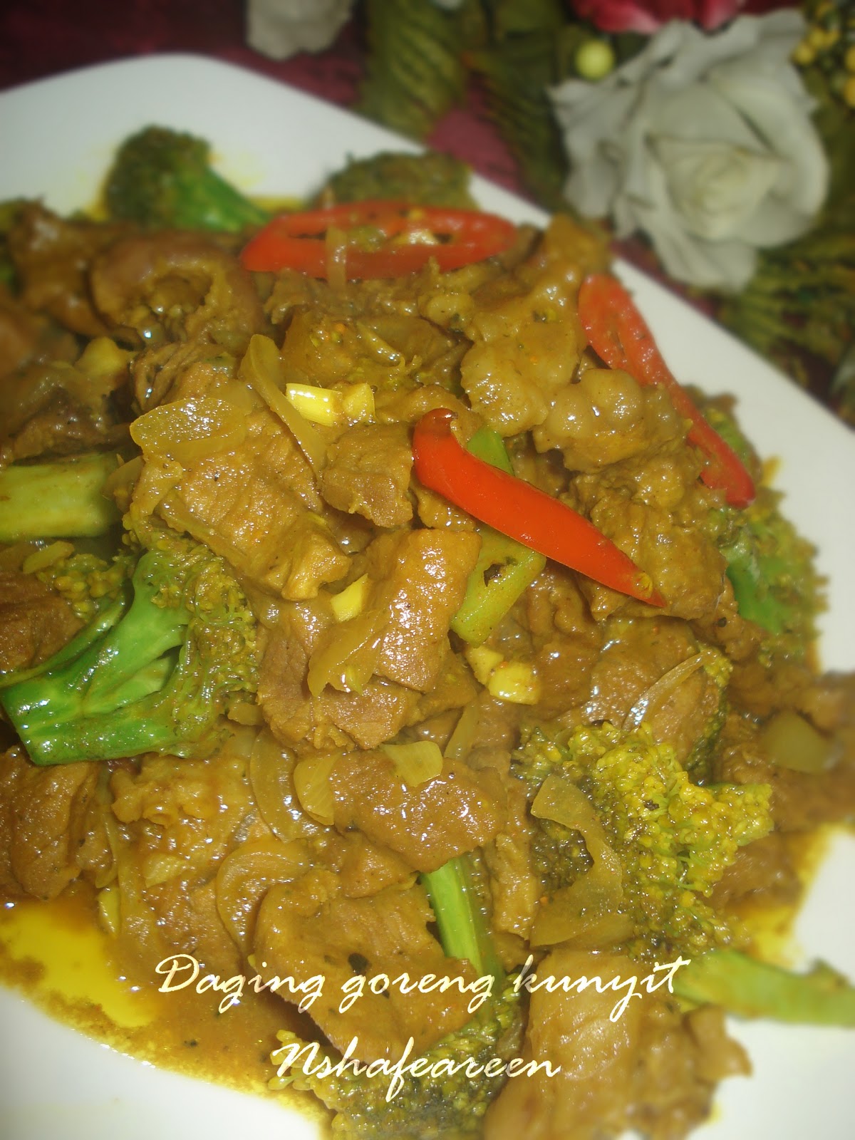 Daging Goreng Kunyit ~ Nshafeareen®