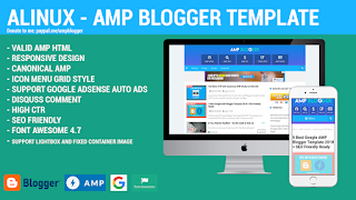 30+ Adsense Friendly Free Fast Loading AMP Blogger Templates|
