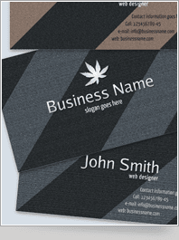 Elegant Black Business Card