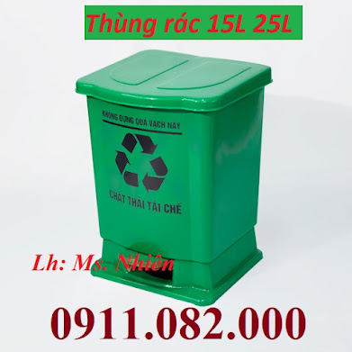 Đầu năm giảm giá thùng rác 120l 240l 660l giá rẻ vĩnh long_lh 0911082000